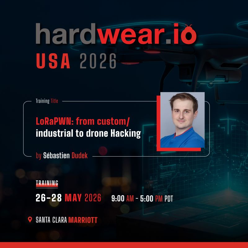 Hardwear.io USA 2026 LoRaPWN training